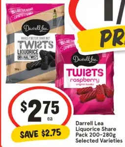 IGA Darrell Lea Liquorice Share Pack offer