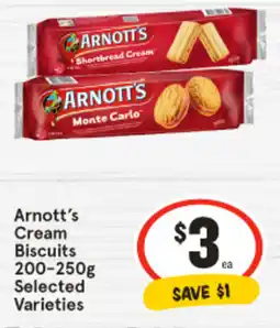IGA Arnott's Cream Biscuits offer