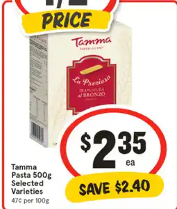 IGA Tamma Pasta offer