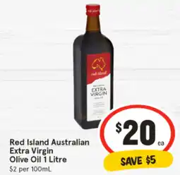 IGA Red Island Australia Extra Virgin Olive Oil offer