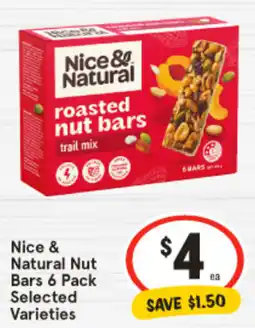 IGA Nice & Natural Nut Bars offer