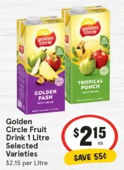 IGA Golden Circle Fruit Drink offer
