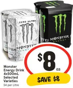 IGA Monster Energy Drink offer