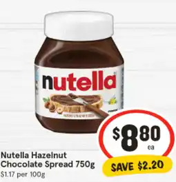 Nutella Hazelnut Chocolate Spread