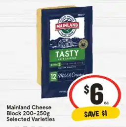 IGA Mainland Cheese Block offer