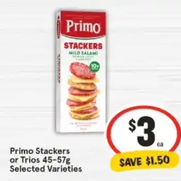 IGA Primo Stackers or Trios offer
