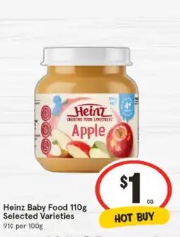 IGA Heinz Baby Food offer