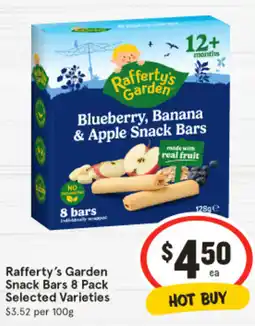 IGA Rafferty's Garden Snack Bars offer