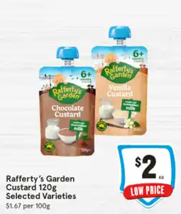 IGA Rafferty's Garden Custard offer