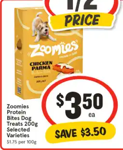 IGA Zoomies Protein Bites Dog Treats offer