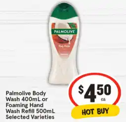 IGA Palmolive Body Wash or Foaming Hand Wash Refill offer
