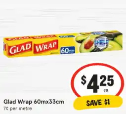 IGA Glad Wrap offer