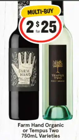 IGA Farm Hand Organic or Tempus Two offer