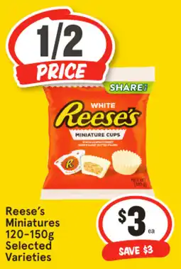 IGA Reese's Miniatures offer
