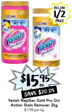 Drakes Vanish Napisan Gold Pro Oxi Action Stain Remover offer