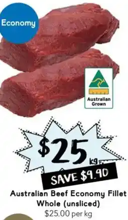 Drakes Australian Beef Economy Fillet offer