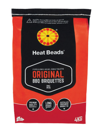 Woolworths Heat beads bbq briquettes 4kg offer