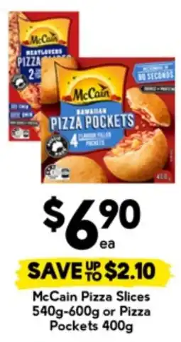 Drakes McCain Pizza Slices or Pizza Pockets offer