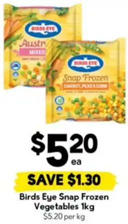 Drakes Birds Eye Snap Frozen Vegetables offer