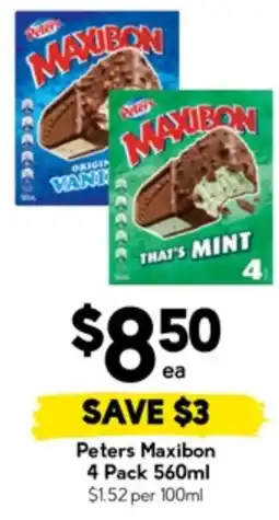 Drakes Peters Maxibon offer