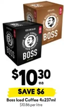 Drakes Boss Iced Coffee offer