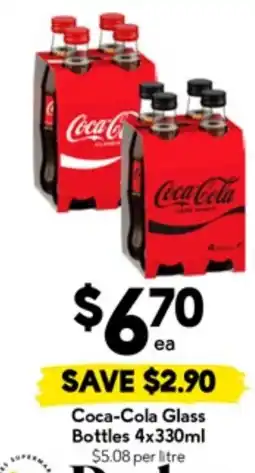 Drakes Coca-Cola Glass Bottles offer