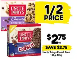 Drakes Uncle Tobys Muesli Bars offer