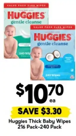 Drakes Huggies Thick Baby Wipes offer