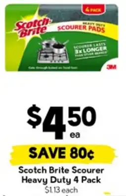 Drakes Scotch Brite Scourer Heavy Duty offer
