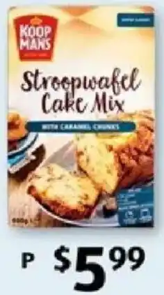 ALDI Koopmans Stroopwafel Cake Mix offer