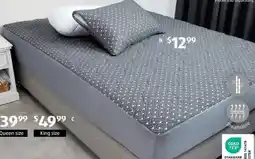 ALDI Bamboo Charcoal Pillow Protector Queen size offer