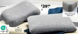 ALDI Charcoal Infused Latex Pillow Assortment offer