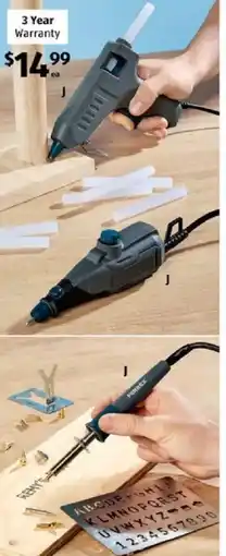 ALDI Glue Gun, Engraver or Wood Burning Kit offer