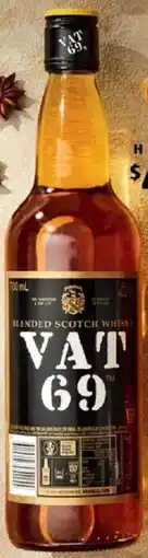 ALDI Vat 69 Scotch Whisky offer