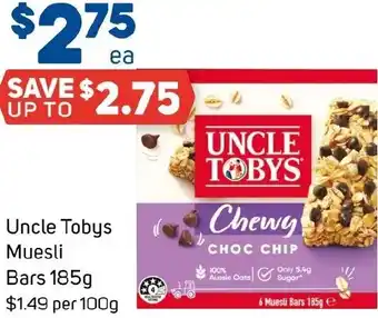 Foodland Uncle Tobys Muesli Bars offer
