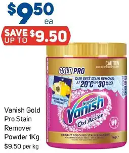 Foodland Vanish Gold Pro Stain Remover offer