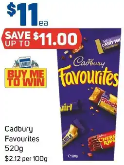 Foodland Cadbury Favourites offer