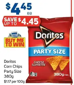 Foodland Doritos Corn Chips Party Size offer