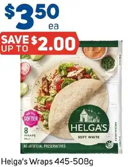 Foodland Helga's Wraps offer