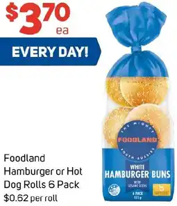 Foodland Foodland Hamburger or Hot Dog Rolls offer