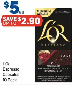 Foodland L'Or Espresso Capsules offer
