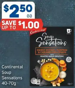 Foodland Continental Soup Sensations offer