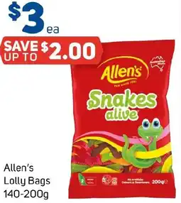 Foodland Allen's Lolly Bags offer