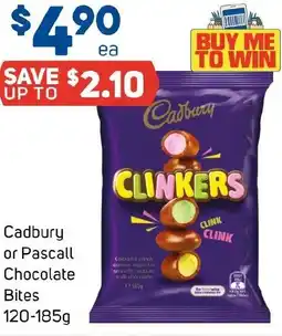 Foodland Cadbury or Pascall Chocolate Bites offer
