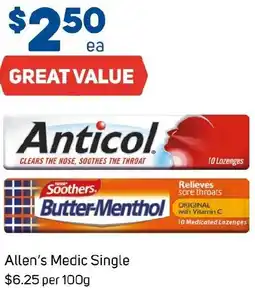 Foodland Allen's Medic Single offer