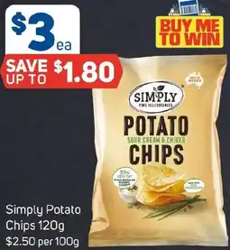 Foodland Simply Potato Chips offer