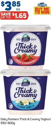 Foodland Dairy Farmers Thick & Creamy Yoghurt offer