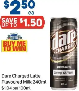 Foodland Dare Charged Latte Flavoured Milk offer