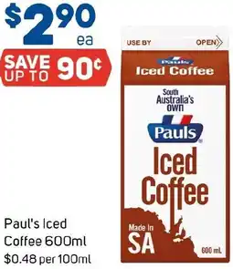 Foodland Paul's Iced Coffee offer