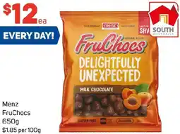 Foodland Menz FruChocs offer